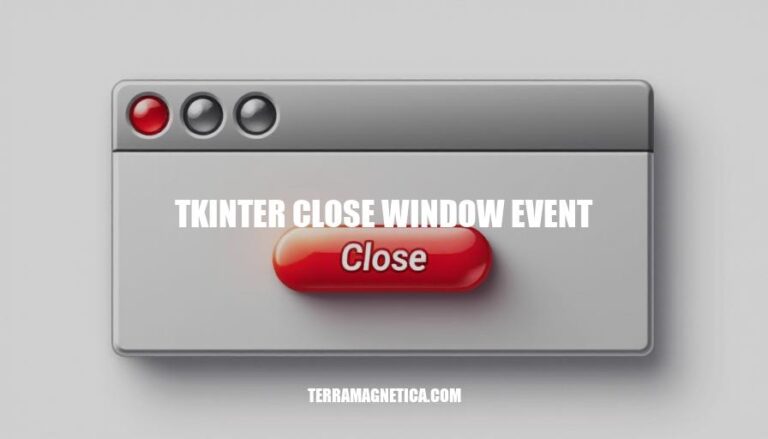 Mastering Tkinter Close Window Event Handling