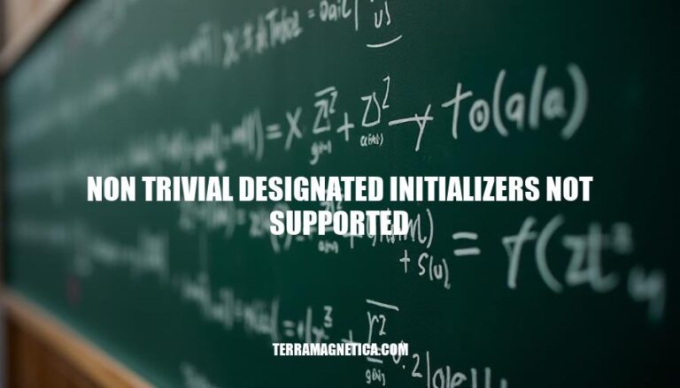 Overcoming Non-Trivial Designated Initializers Not Supported in C++