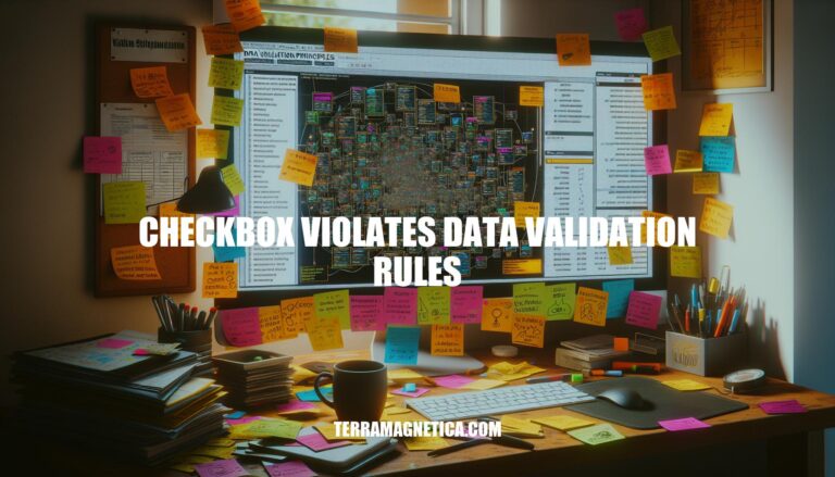 Preventing Checkbox Validation Errors: Understanding Data Validation Rule Violations