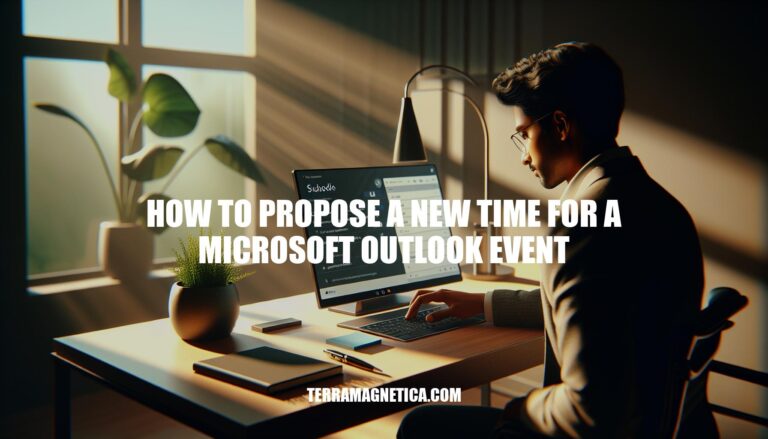 Proposing New Times in Microsoft Outlook: A Step-by-Step Guide