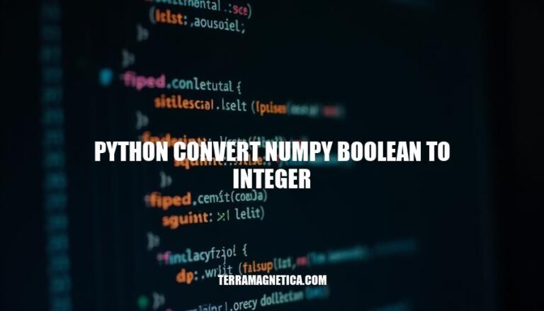 Python Convert Numpy Boolean to Integer: Efficient Methods for Data Manipulation