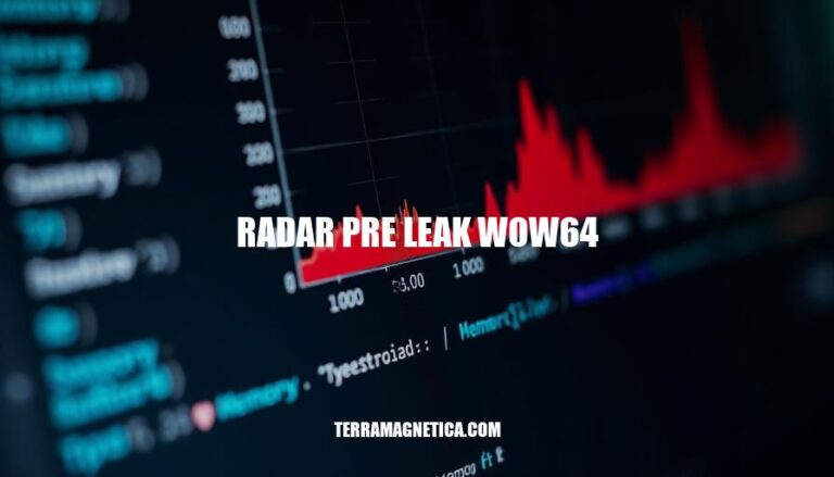 Radar Pre Leak WOW64: Understanding Memory Leaks in Windows