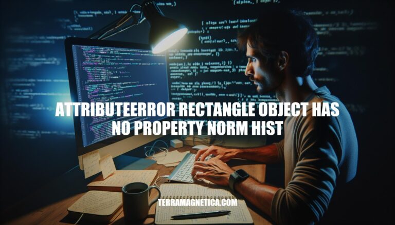 Resolving AttributeError: Rectangle Object Has No Property Norm Hist in Python