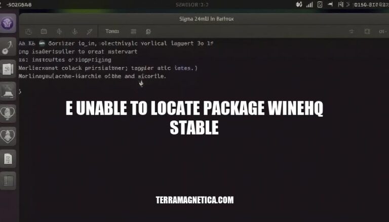 Resolving 'E: Unable to Locate Package WineHQ Stable' Error on Linux Systems