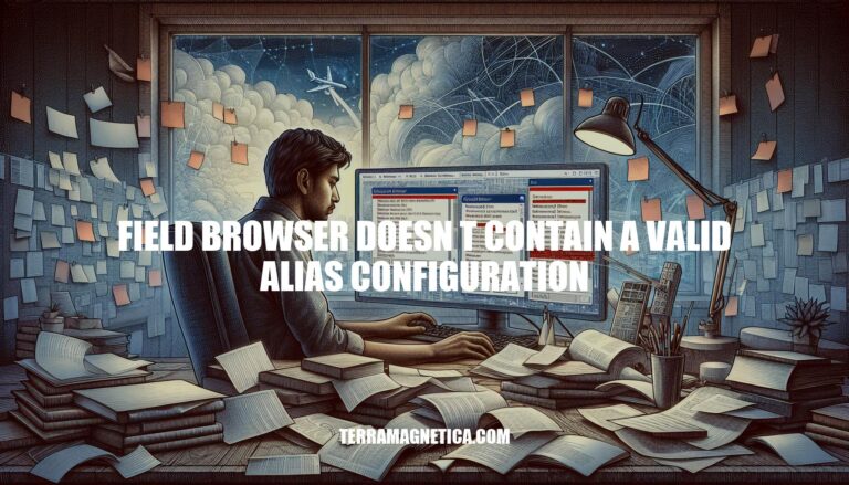 Resolving Field Browser Alias Configuration Errors