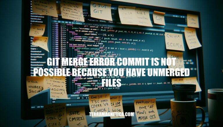 Resolving Git Merge Errors: Unmerged Files Preventing Commit