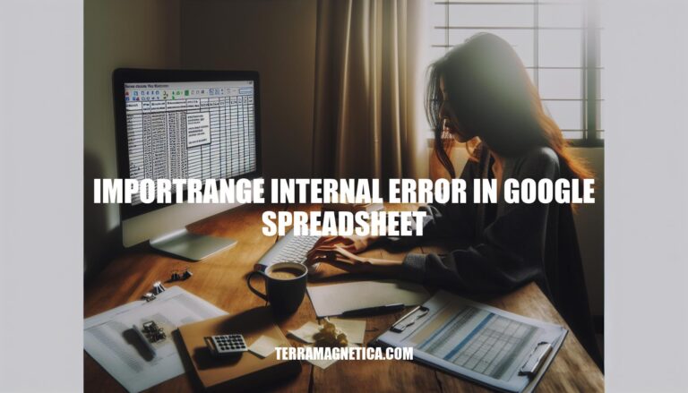 Resolving ImportRange Internal Error in Google Spreadsheets: A Troubleshooting Guide