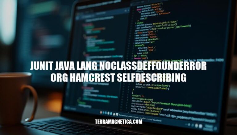 Resolving JUnit Java Lang NoClassDefFoundError with Hamcrest Self-Describing