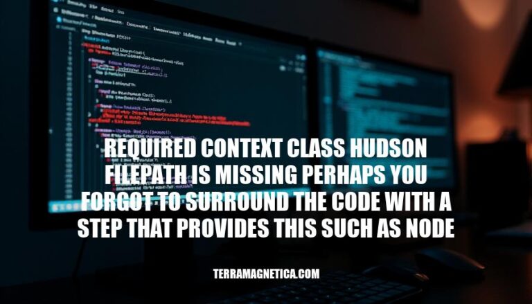 Resolving Jenkins Pipeline Error: Required Context Class Hudson Filepath Missing