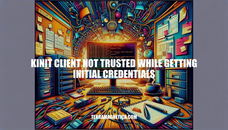 Resolving Kinit Client Not Trusted While Getting Initial Credentials: A Comprehensive Guide