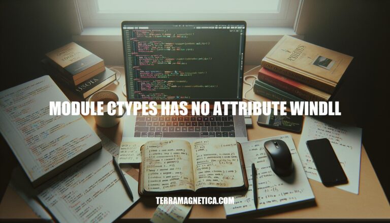 Resolving 'Module ctypes Has No Attribute Windll' Error in Python