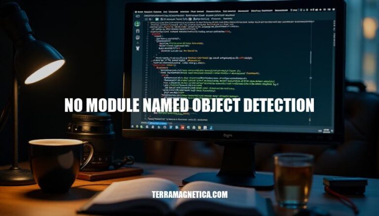 Resolving 'No Module Named Object Detection' Error in Python