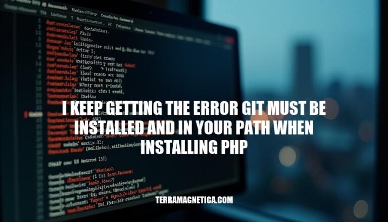 Resolving PHP Installation Errors: Fixing 