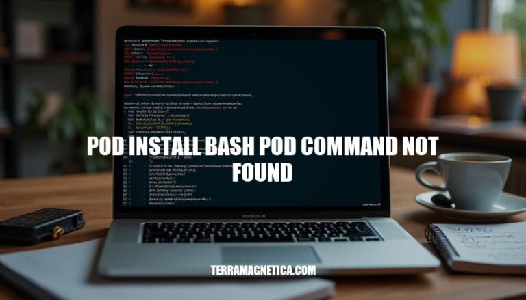 Resolving Pod Install Bash Command Not Found Error: A Developer's Guide