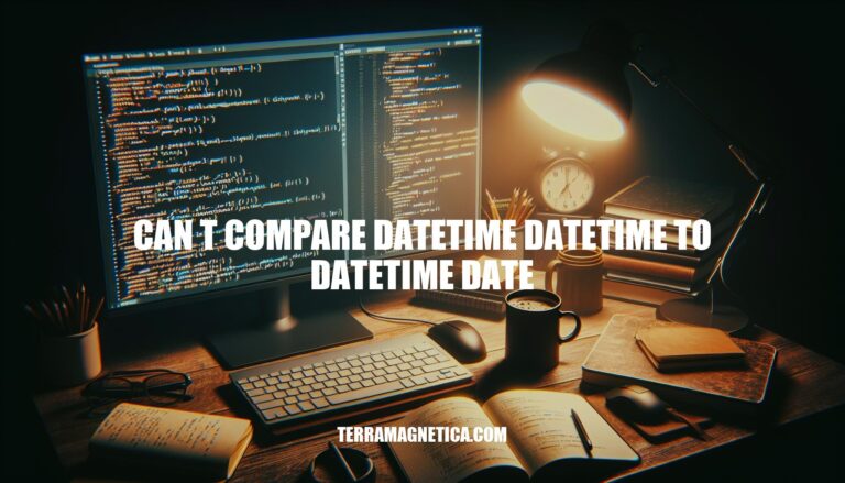 Resolving Python's datetime Comparison Error: Can't Compare datetime.datetime to datetime.date