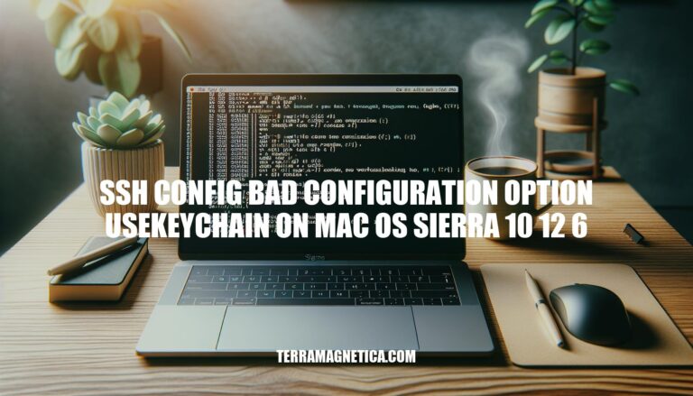 Resolving SSH Config Bad Configuration Option: UseKeyChain Issue on macOS Sierra 10.12.6