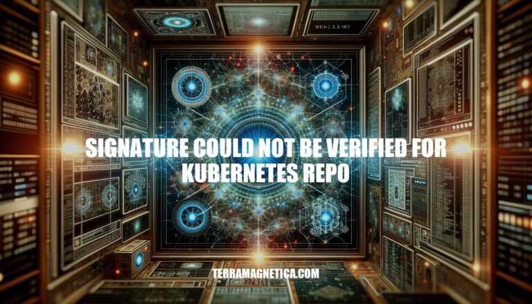 Resolving Signature Verification Errors for Kubernetes Repositories