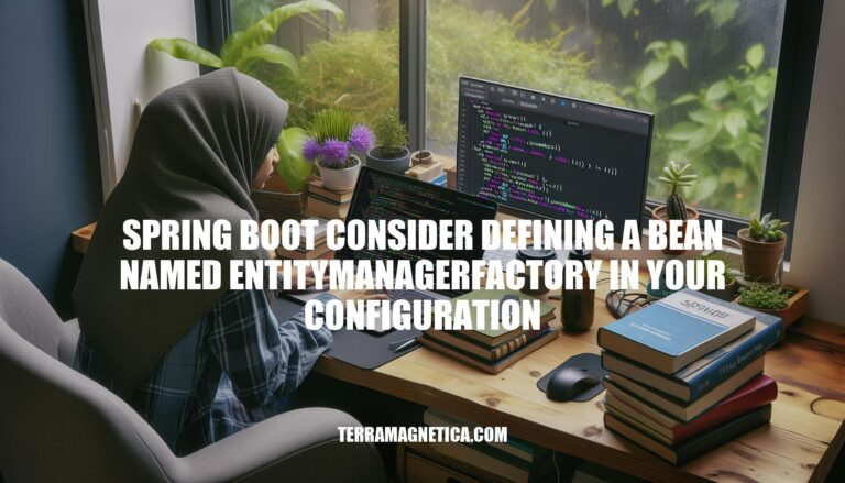 Resolving Spring Boot's EntityManagerFactory Bean Configuration Error