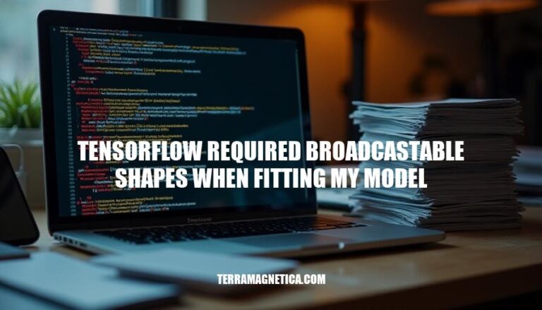 Resolving TensorFlow's Broadcastable Shapes Error When Fitting Your Model