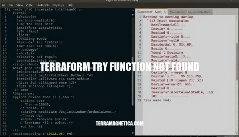 Resolving Terraform Try Function Not Found Errors