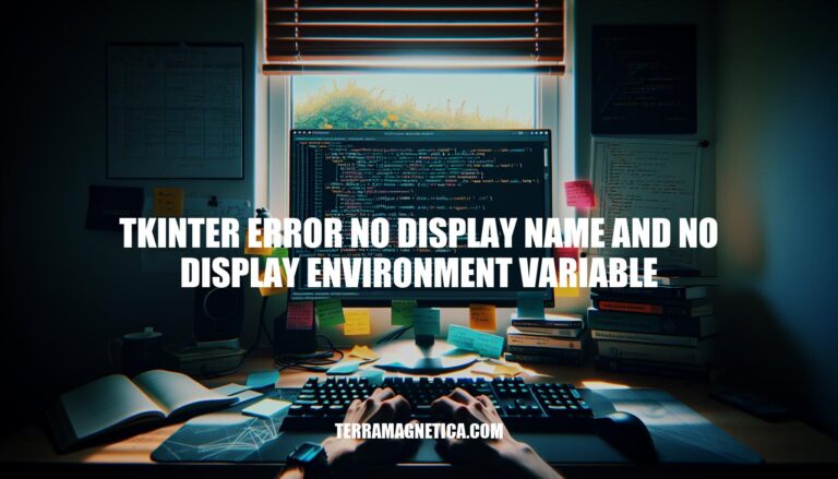 Resolving Tkinter Error: No Display Name and No DISPLAY Environment Variable