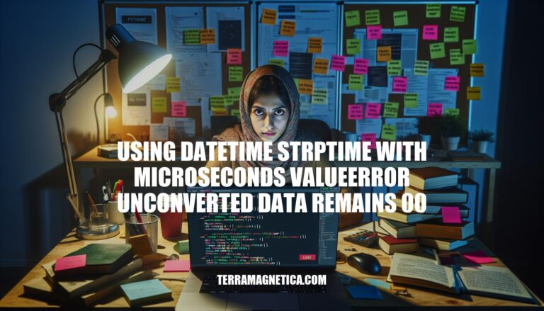 Resolving ValueError: Unconverted Data Remains with Datetime.strptime and Microseconds