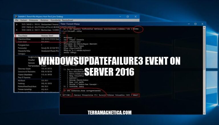 Resolving Windows Update Failure (Event ID 3) on Server 2016