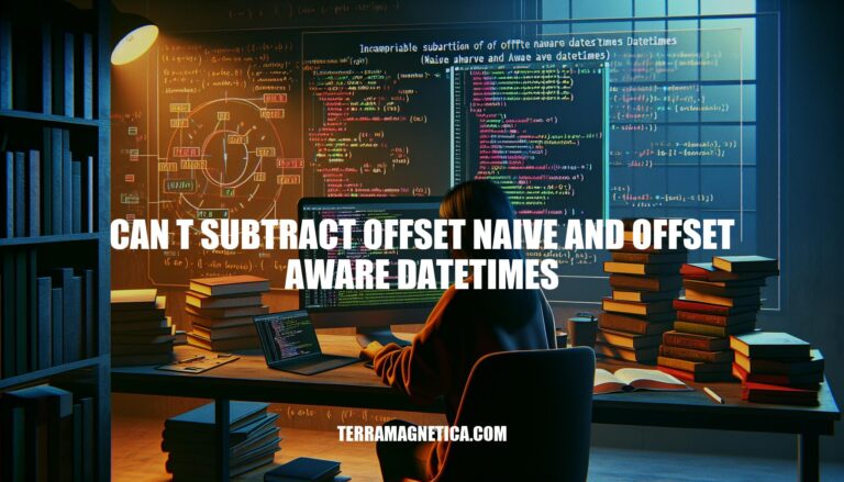 Resolving the Incompatible Subtraction of Offset Naive and Aware Datetimes in Python