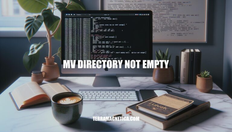 Resolving the 'mv Directory Not Empty' Error in Linux Systems