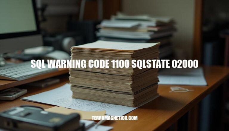 SQL Warning Code 1100 SQLSTATE 02000: Causes, Troubleshooting & Best Practices