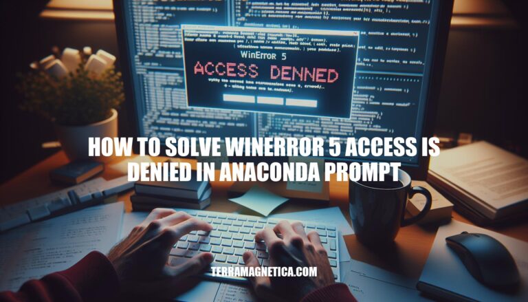 Solving WinError 5 Access Denied in Anaconda Prompt: A Step-by-Step Guide