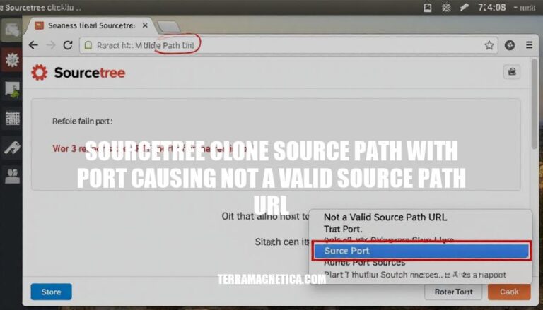 Sourcetree Clone Source Path with Port: Resolving Not a Valid Source Path URL Errors