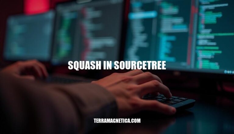 Squashing Commits in Sourcetree: A Guide to Cleaner Version Control