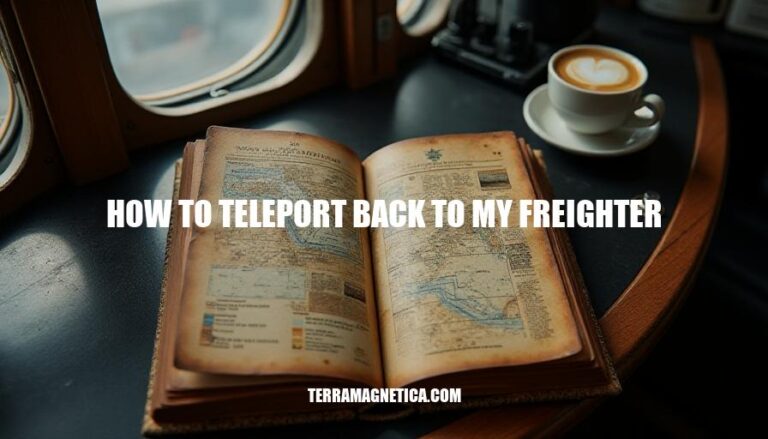 Teleporting Back to Your Freighter: A Step-by-Step Guide on How to Get Home Safely