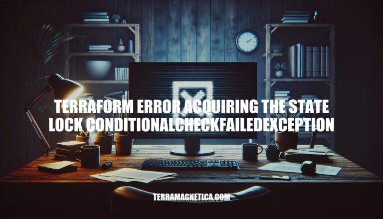 Terraform Error: Acquiring State Lock ConditionalCheckFailedException