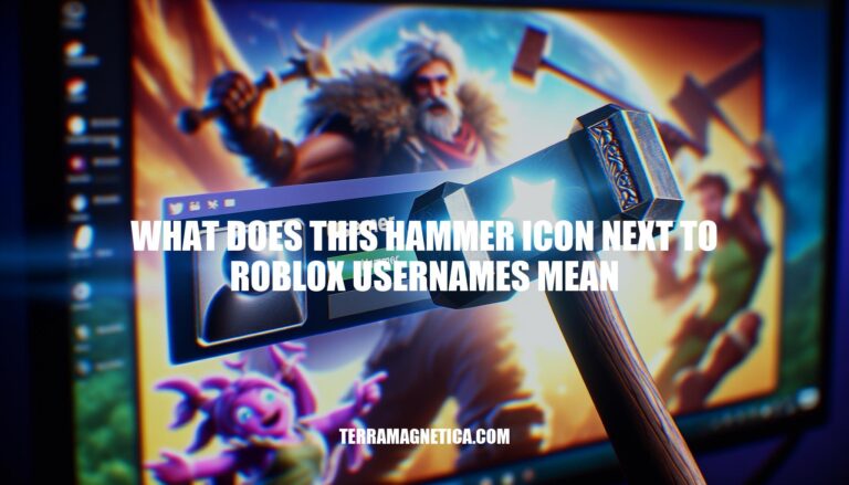 Understanding the Hammer Icon Next to Roblox Usernames: What Does it Mean?