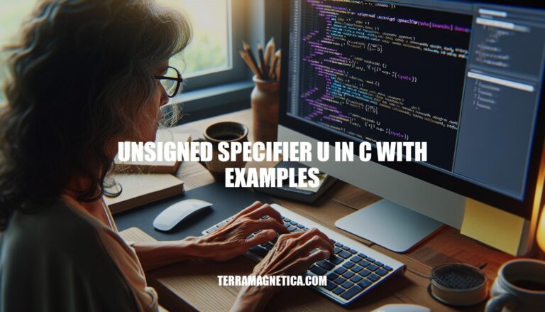 Understanding the Unsigned Specifier `%u` in C with Examples