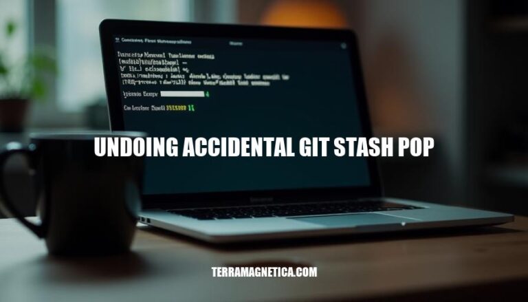 Undoing Accidental Git Stash Pop: A Developer's Guide