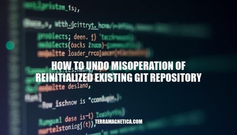 Undoing Git Repository Misoperations: A Step-by-Step Guide on How to Recover from Reinitialization Errors