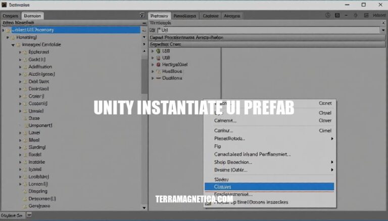 Unity Instantiate UI Prefab: A Comprehensive Guide