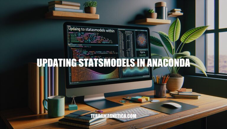 Updating Statsmodels in Anaconda: A Step-by-Step Guide