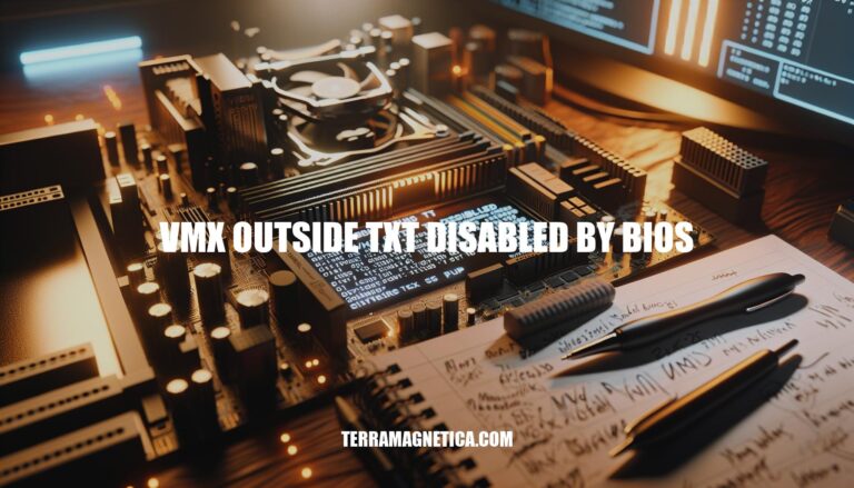 VMX Outside TXT Disabled by BIOS: Troubleshooting and Enabling