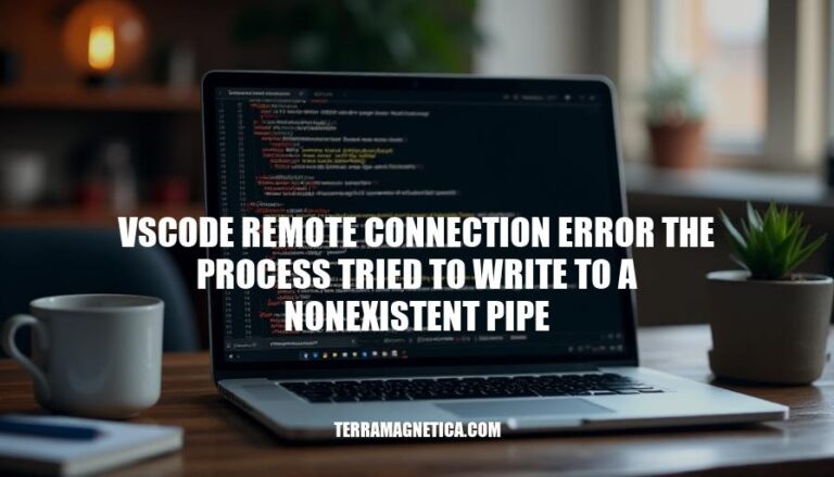 VSCode Remote Connection Error: The Process Tried to Write to a Nonexistent Pipe - Causes, Fixes & Prevention