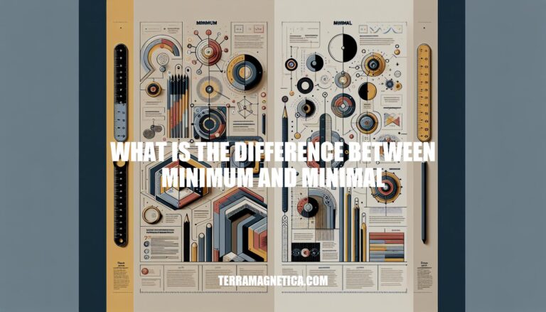 What Is The Difference Between Minimum And Minimal: A Key Distinction Explained