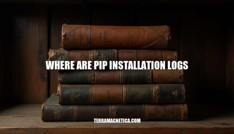 Where Are Pip Installation Logs Located: A Guide