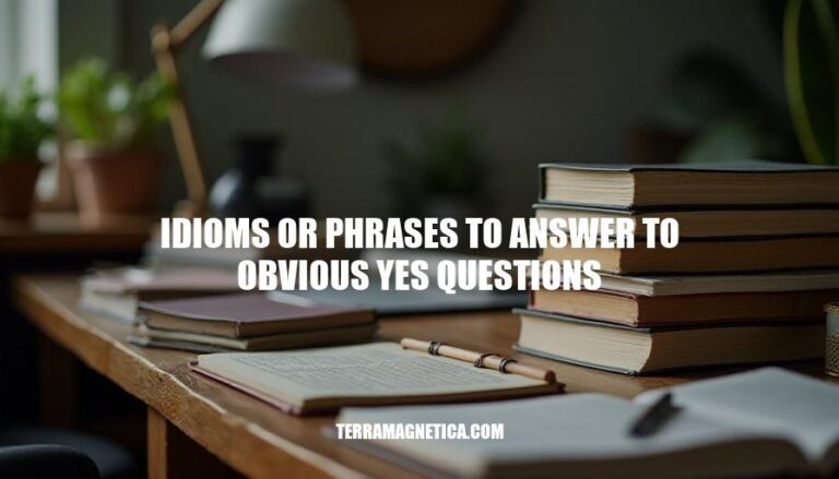 Answering Obvious Yes Questions with Idioms