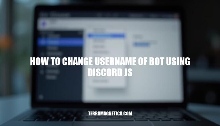 Changing Your Bot's Username with Discord.js: A Step-by-Step Guide