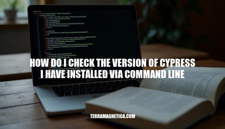 Checking Cypress Version via Command Line: A Step-by-Step Guide