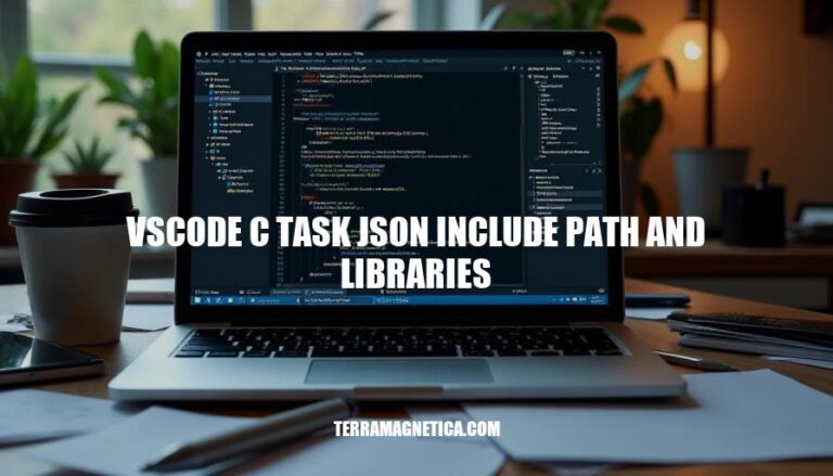 Configuring VSCode C Tasks with Include Paths and Libraries: A Step-by-Step Guide