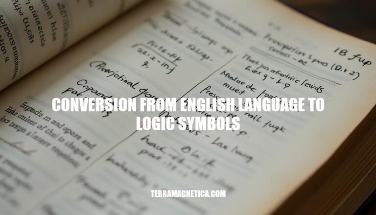 Converting English Language Statements into Logic Symbols: A Step-by-Step Guide